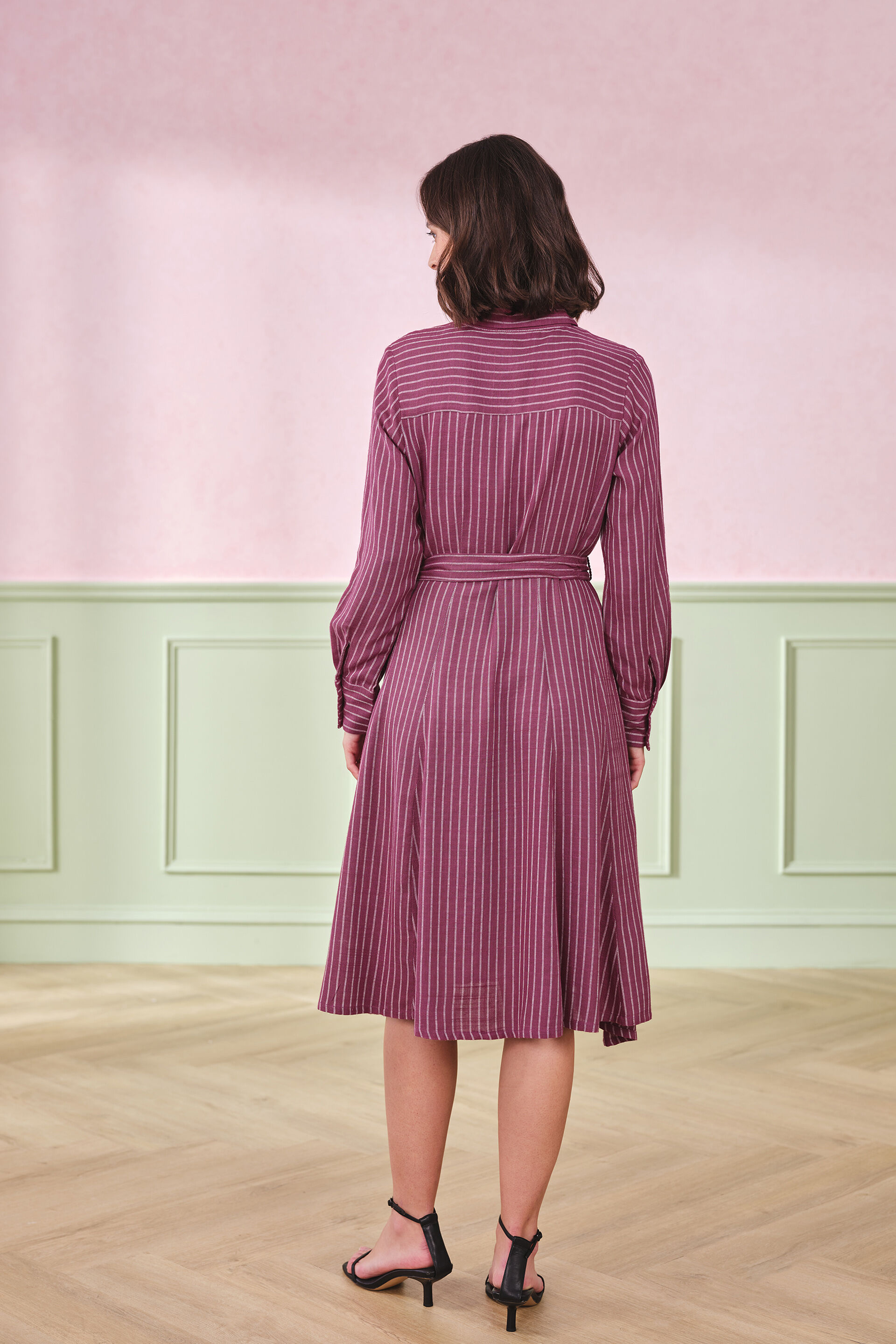 Rosalie Fruit Dove Viscose Dress, Fruit Dove, image 3